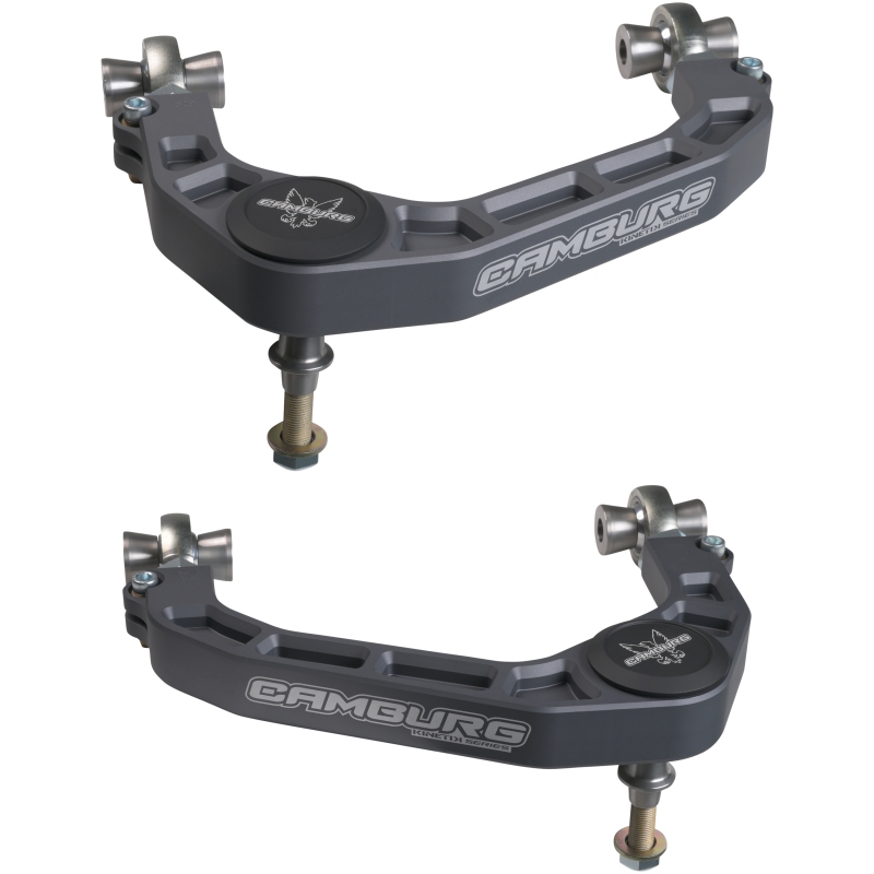 Ford F-150 Suspension Control Arm Kit - Camburg - KINETIK V2 Performance Billet Uniball - Gun Metal Gray - `04-`20