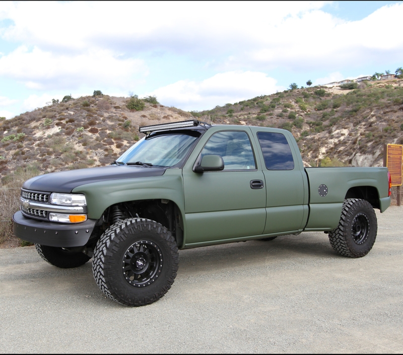 GMC 1500 Hub Upgrade Kit - Front - Camburg - Race Series 14mm studs - Matte Black - `99-`18