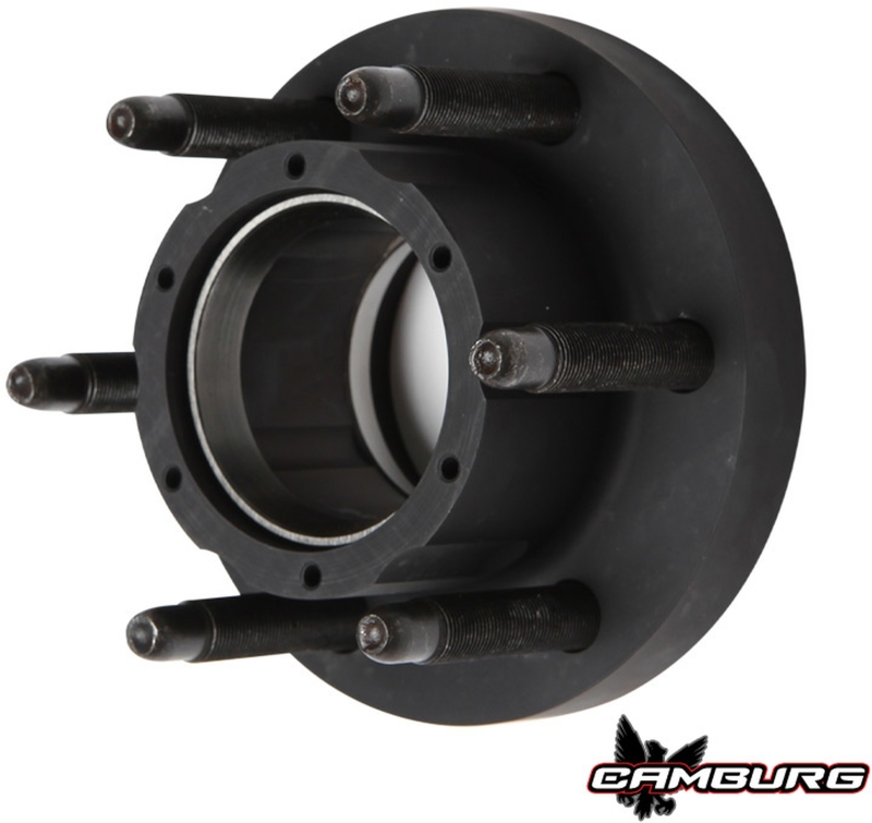 GMC 1500 Hub Upgrade Kit - Front - Camburg - Race Series 14mm studs - Matte Black - `99-`18