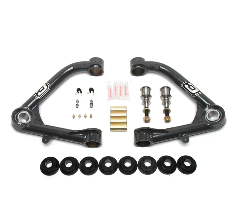 GMC 1500 Suspension Control Arm Kit - Camburg - 1.25in Performance Uniball - Steel Gray - `19-`23