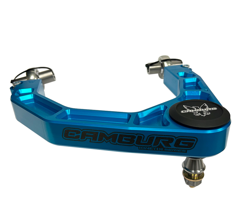 Chevrolet 1500 Suspension Control Arm Kit - Camburg - KINETIK V2 Performance Billet Uniball - Blue - `19-`23