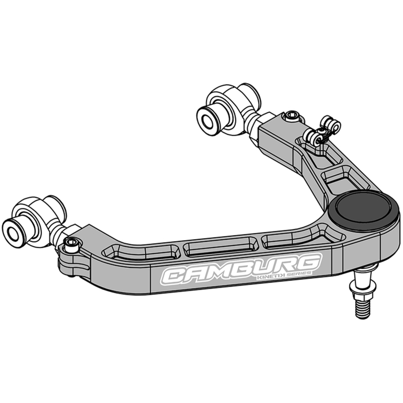 GMC 1500 Suspension Control Arm Kit - Camburg - KINETIK V2 Performance Billet Uniball - Gun Metal Gray - `19-`23