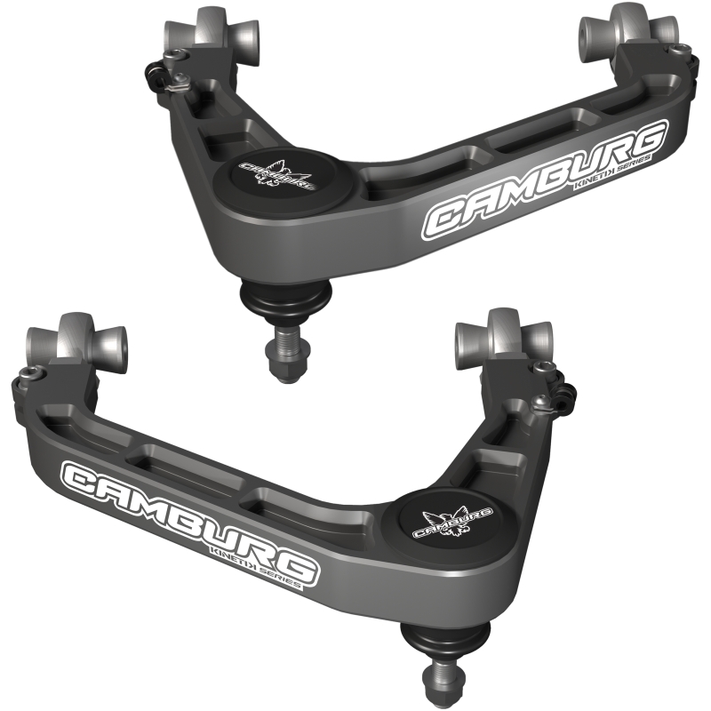 GMC Sierra 1500 Suspension Control Arm Kit - Camburg - KINETIK V2 Performance Billet X-Joint XL - Gray - `19-`25
