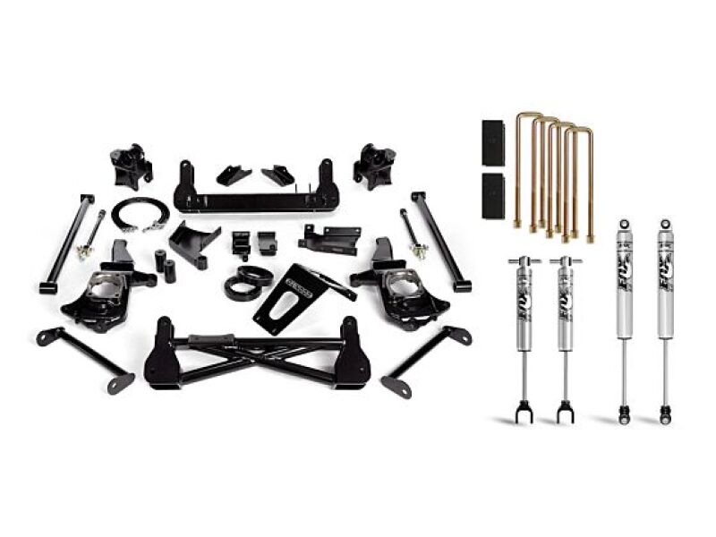 GMC Sierra 2500HD Suspension Lift Kit - Front + Rear - Cognito - 7in Std Lift Kit w/ Fox PSMT 2.0 Shocks - `11-`19