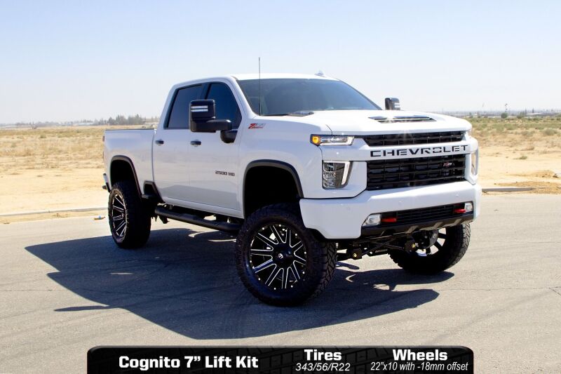 Chevrolet Silverado 2500 Suspension Lift Kit - Cognito - Standard Lift Kit w/ Fox PSMT 2.0 Shocks - Black - `20-`24