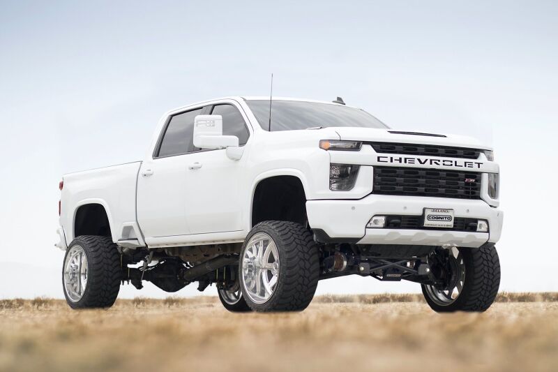 GMC Sierra 3500HD Suspension Lift Kit - Cognito - 7in Performance with Fox PSRR 2.0 Shocks - Semi-Gloss Black - `20-`24