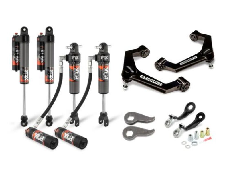GMC Sierra 2500HD Suspension Lift Kit - Cognito - 3in Elite Leveling Kit w/ Fox 2.5 Elite Performance Series - `11-`19 GMC Sierra 2500HD Suspension Lift Kit - Cognito - 3in Elite Leveling Kit w/ Fox 2.5 Elite Performance Series - `11-`19