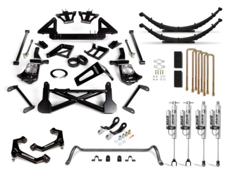 Chevrolet Silverado 3500HD Suspension Lift Kit - Cognito - 10 Inch Performance Lift w/ Fox PSRR 2.0 - Semi-gloss black - `11-`19