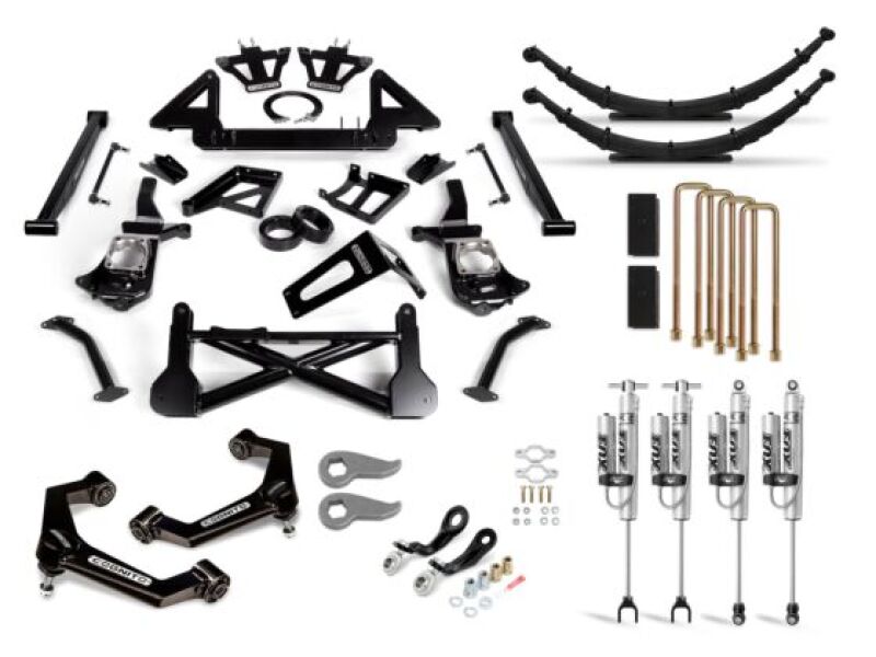 GMC Sierra 2500HD Suspension Lift Kit - Cognito - 12in Performance Lift Kit with Fox 2.0 PSRR Shocks - Black - `20-`24
