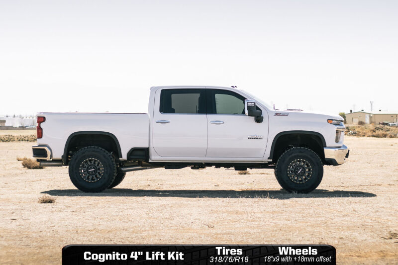 GMC Sierra 2500 Suspension Lift Kit - Cognito - Elite with Elka 2.5 RR Shocks - Black - `20-`22