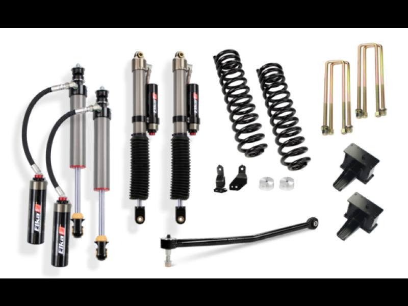 Ford F-250 SD Suspension Lift Kit - Cognito - Elite 3in Lift + Elka 2.5 Remote Reservoir Shocks - `23-`24