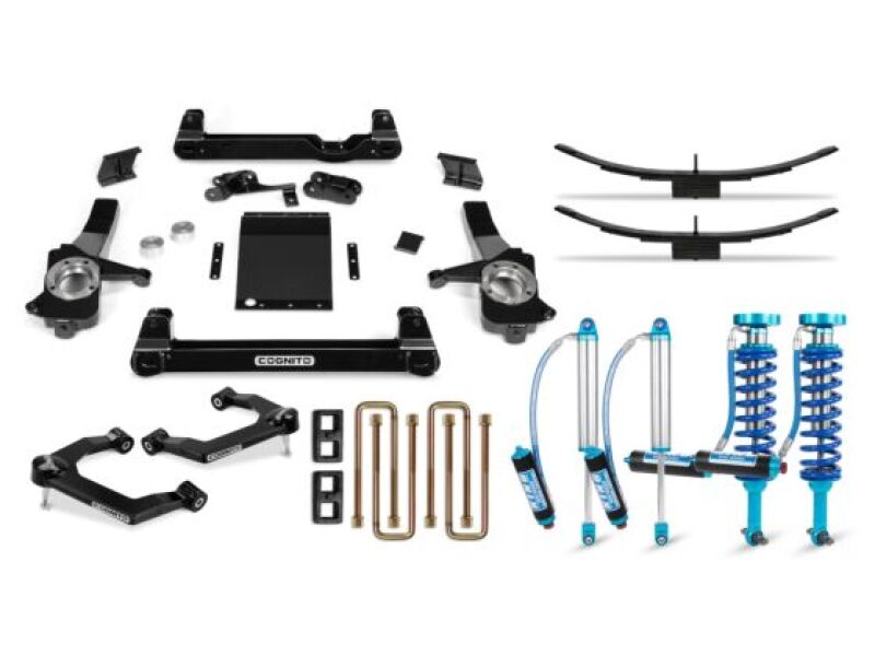 Chevrolet Silverado 1500 Suspension Lift Kit - Cognito - 6in Elite with King 2.5 Remote RR Shocks - `19-`24