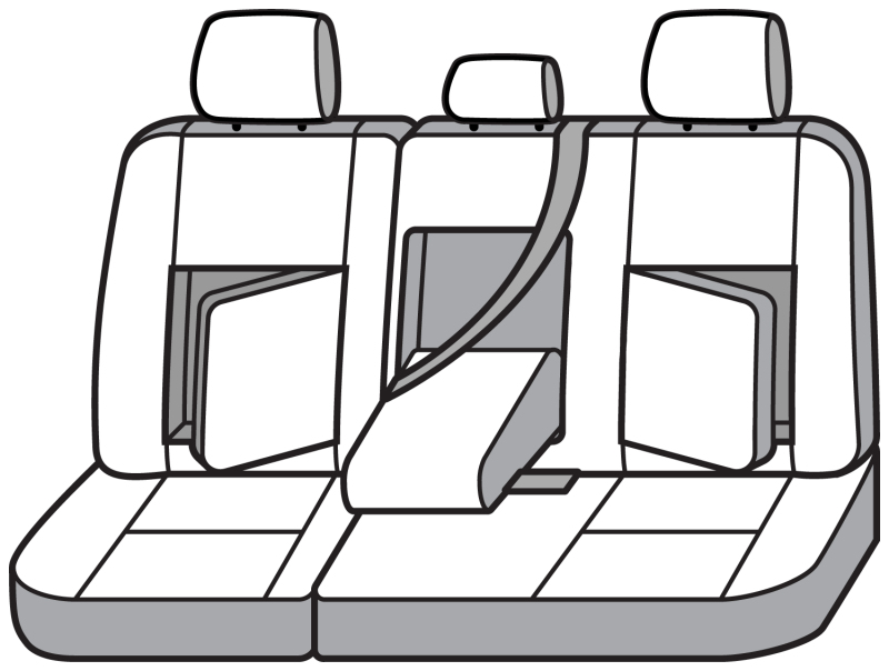 Chevrolet Silverado Seat Cover - Second Row - Covercraft - Carhartt Super Dux Precision Fit - `19-`25