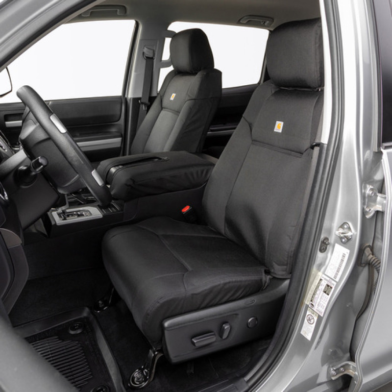 Ford Expedition Seat Cover - Front - Covercraft - Carhartt Super Dux PrecisionFit - Black - `21-`24