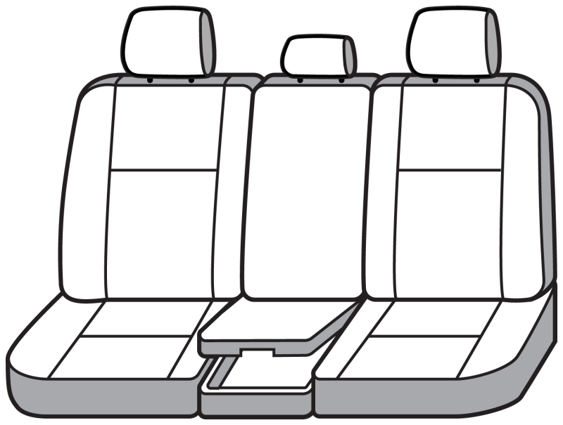 Ford F-150 Seat Covers - 1st Row - Covercraft - Carhartt Super Dux PrecisionFit Custom - Gravel - `15-`20