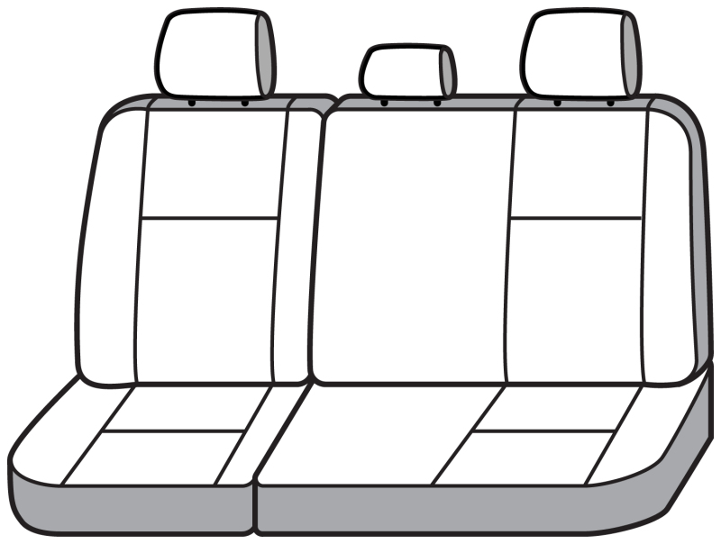 Toyota Tacoma Seat Covers - 2nd Row - Covercraft - Carhartt Super Dux PrecisionFit Custom - Gravel - `24-`26