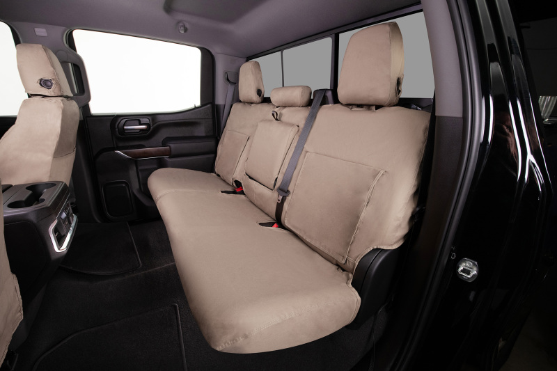 Mercedes-Benz Sprinter Seat Covers - Front - Covercraft - Polycotton SeatSaver - Taupe - `16-`26