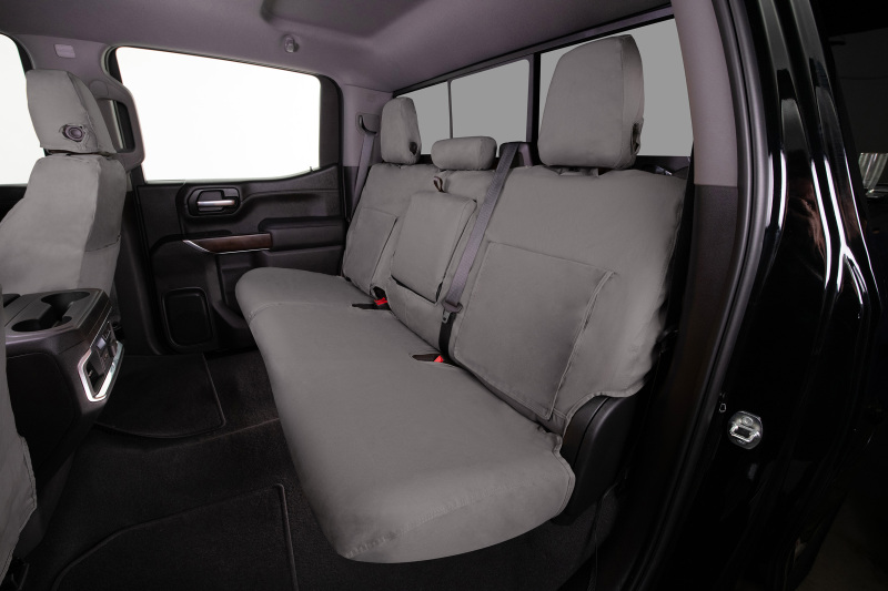 Mercedes-Benz Sprinter Seat Covers - Front - Covercraft - Polycotton SeatSaver Custom - Misty Grey - `19-`26