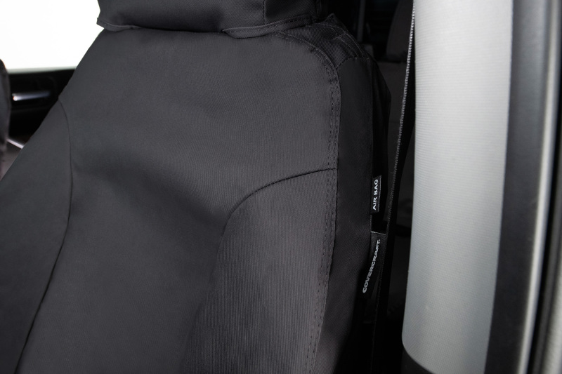 Chevrolet Colorado Seat Cover - Covercraft - SeatSaver Custom - Polycotton - Charcoal - `23-`25