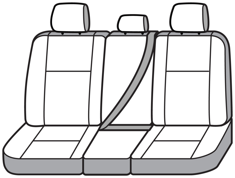 Ford Expedition Seat Covers - 2nd Row - Covercraft - Endura Waterproof SeatSaver Custom - Grey - 2024+