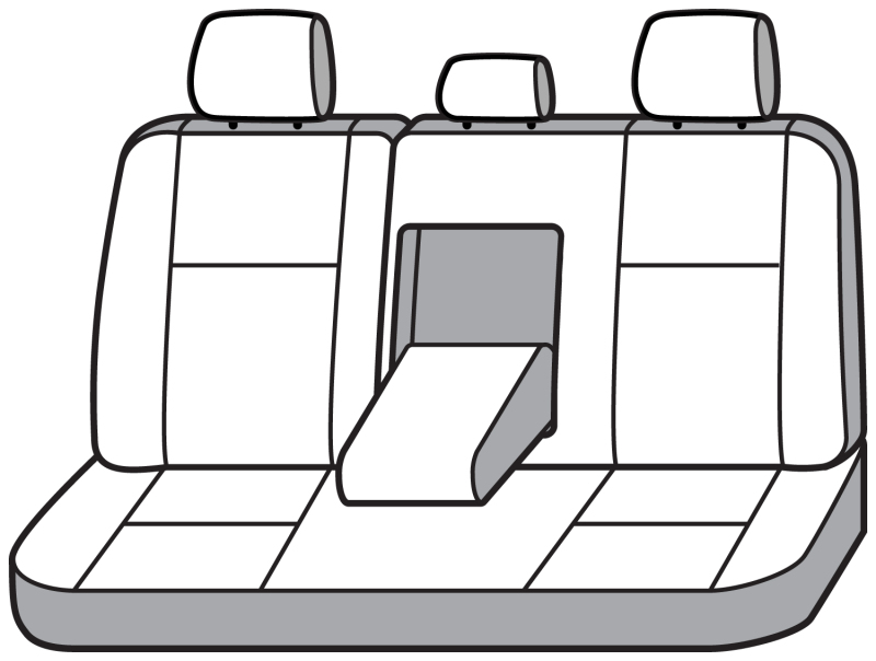Hyundai Sonata Seat Covers - Second Row - Covercraft - Polycotton SeatSaver Custom - `21-`26