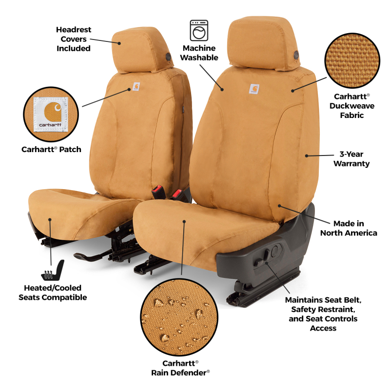 Dodge Nitro Seat Cover - Front - Covercraft - Carhartt SeatSaver Custom - `07-`09