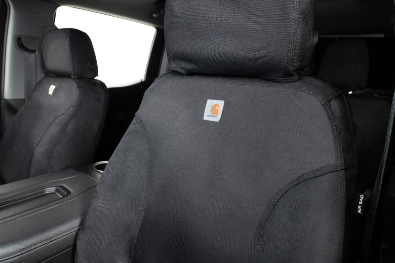 RAM Pro Master Cargo Seat Cover - Front - Covercraft - Carhartt Super Dux SeatSaver - Black - `23-`25