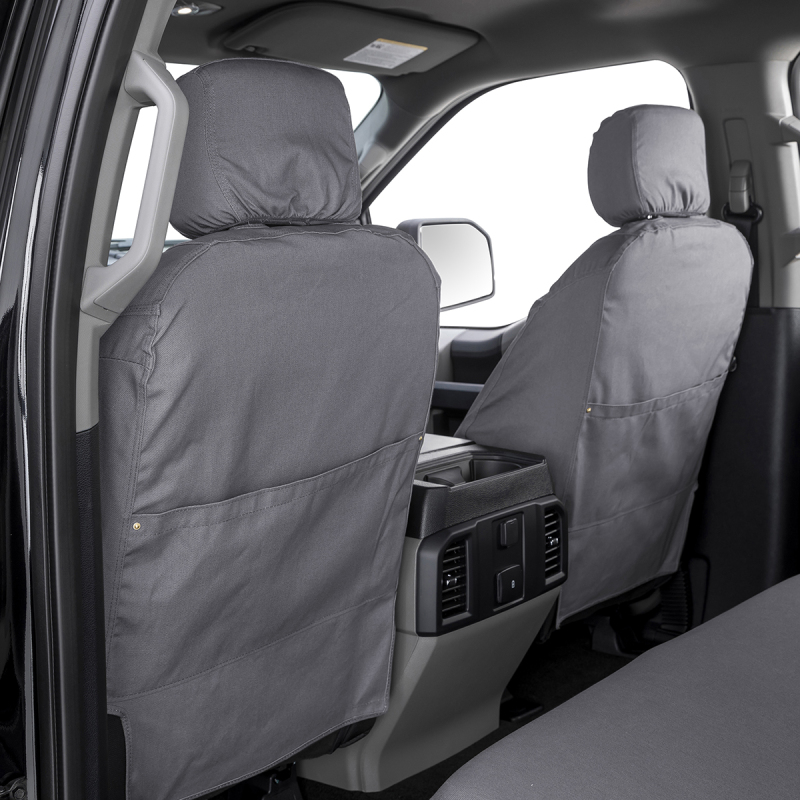 Toyota Tacoma Seat Cover - Covercraft - Carhartt SeatSaver - Gravel - `24-`25
