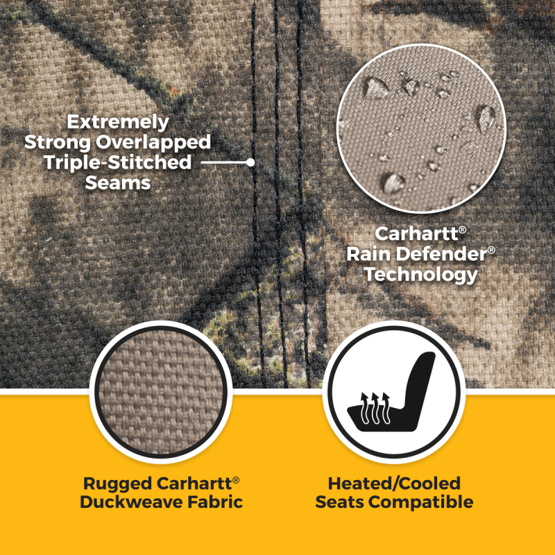 Toyota Tacoma Seat Cover - Covercraft - Carhartt SeatSaver - Mossy Oak Breakup - `24-`25