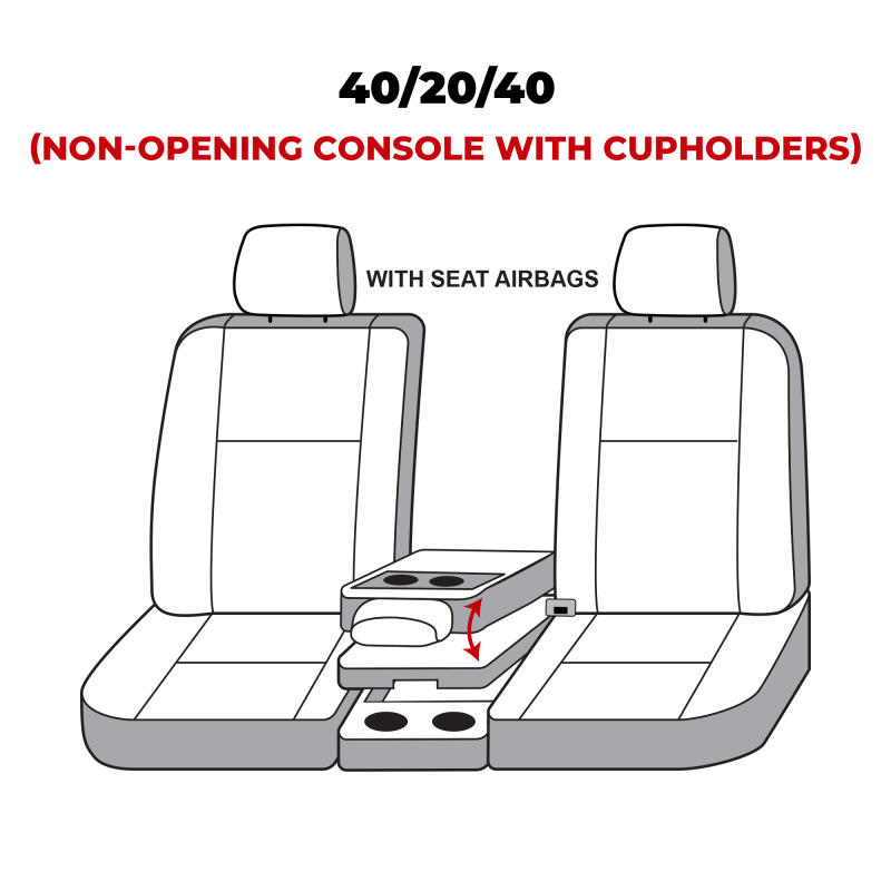 Ford F150 Seat Cover - Front - Covercraft - Carhartt Super Dux - Gravel - `19-`20