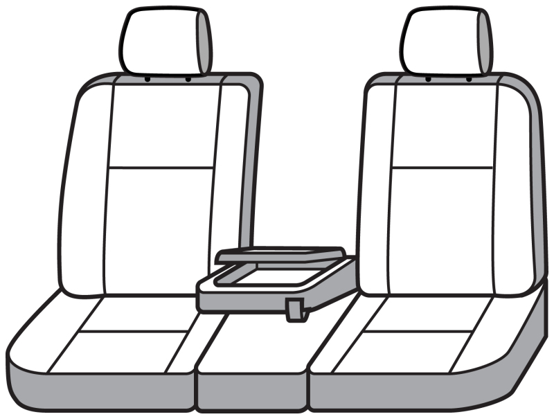 Chevrolet Silverado Seat Cover - Front Row - Covercraft - Carhartt Super Dux SeatSaver - Gravel - `19-`25