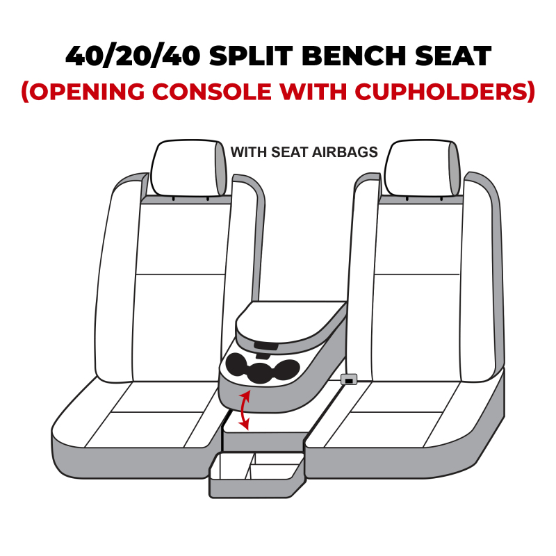 Dodge RAM 2500 Seat Cover - Front - Covercraft - Carhartt Super Dux SeatSaver - Gravel - `22-`24