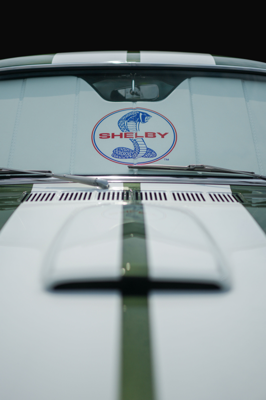 Ford Mustang Window Shade - Covercraft - Premier Series UVS100 with Shelby Snake logo - `15-`23