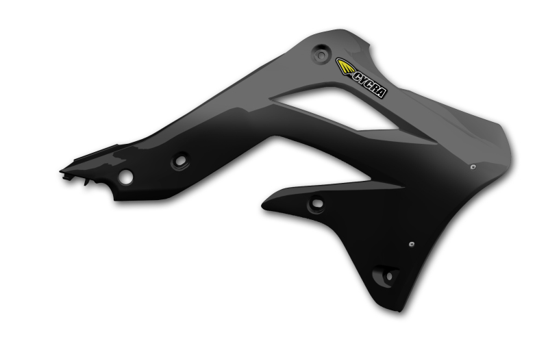 Kawasaki KX450F Radiator Shroud - Cycra - Powerflow - Black - `13-`15