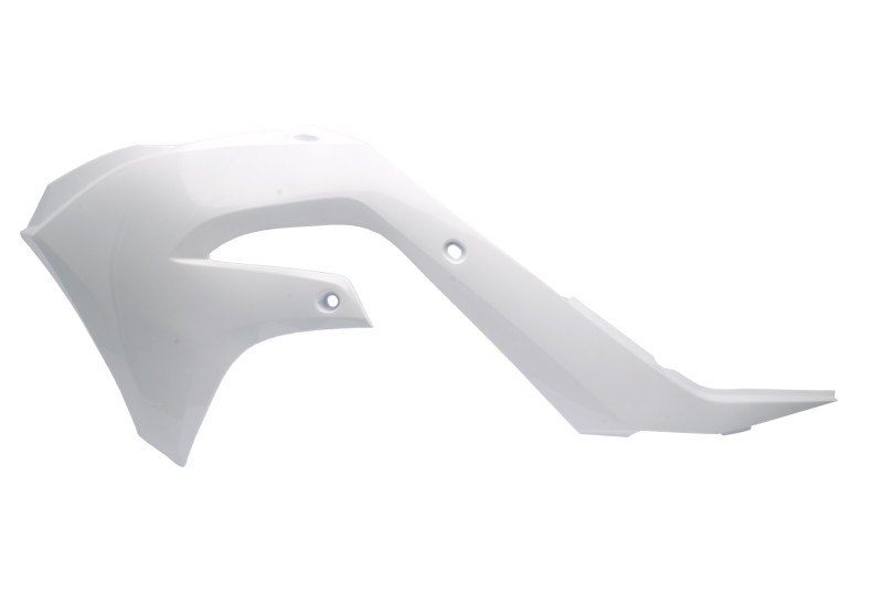 Kawasaki KX450X Radiator Shroud - Cycra - Powerflow - White - `21-`23