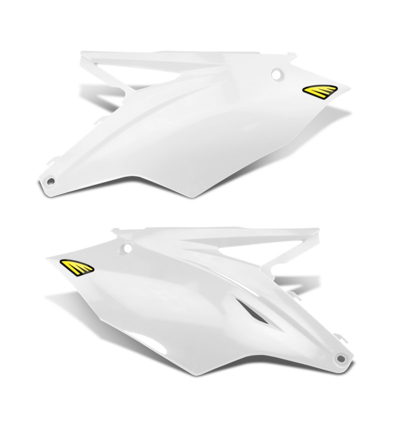 Kawasaki KX250F Side Panels - Cycra - White - `16-`20