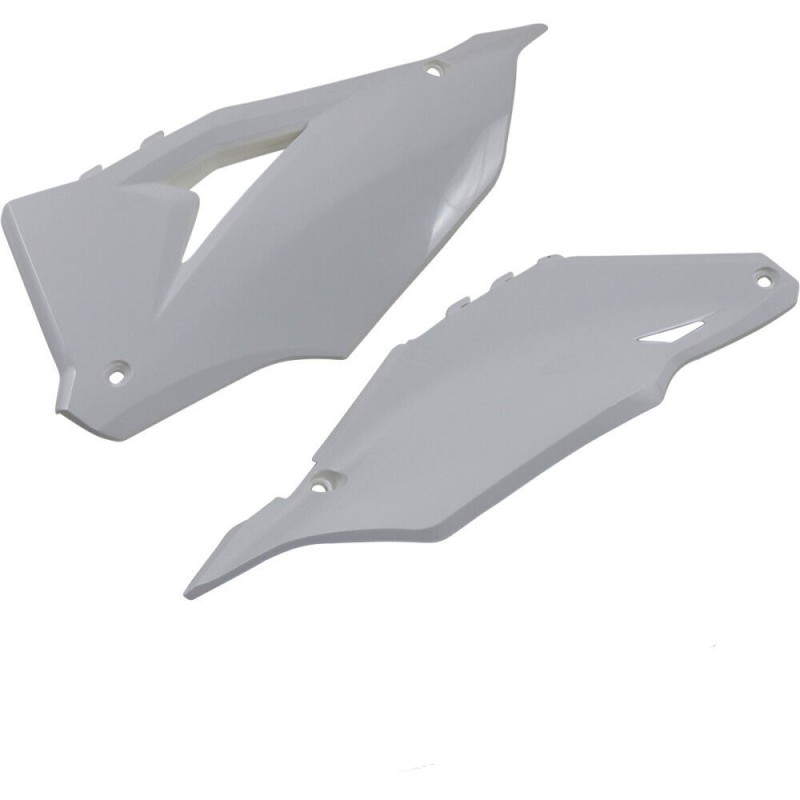 Kawasaki KX250F Side Number Panels - Cycra - White - `21-`23