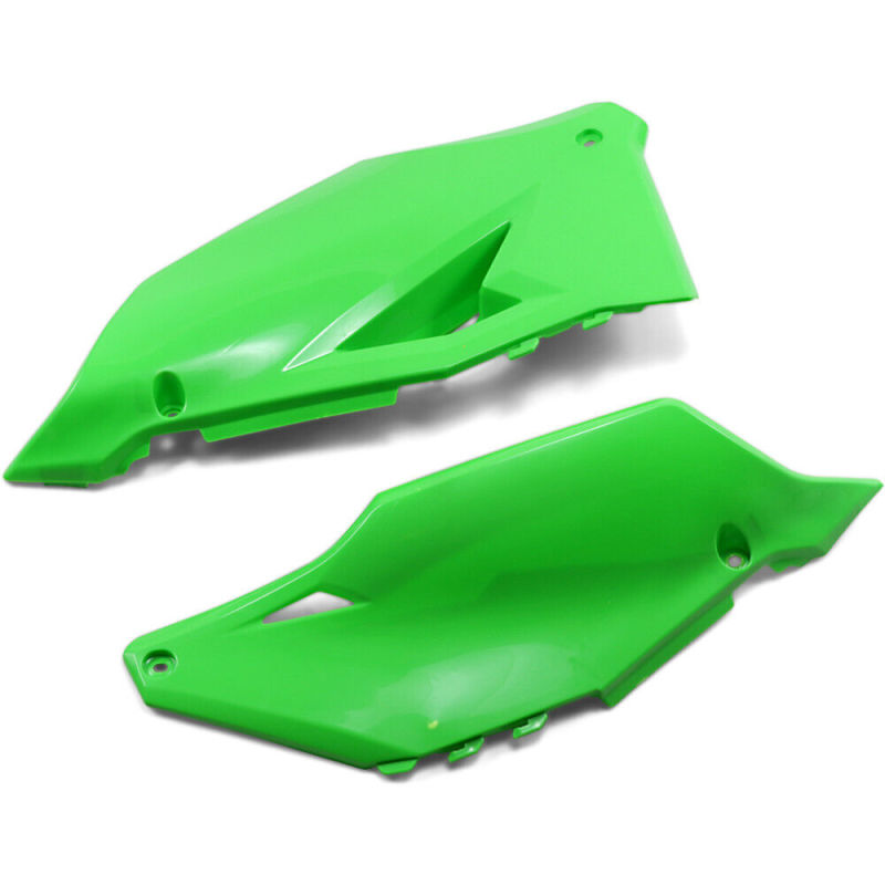 Kawasaki KX450X Side Panels - Cycra - OEM - Green - `21-`23