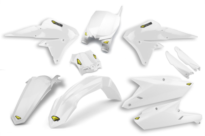 Yamaha YZ250F Body Kit - Cycra - Powerflow - White - `14-`18
