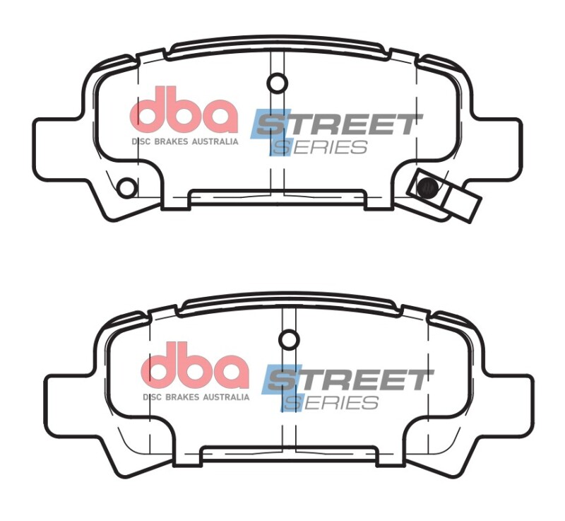 Subaru Impreza Brake Pads - Rear - DBA - Street Series - `99-`03