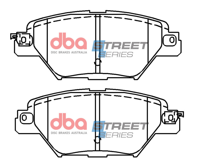 Mazda CX-9 Brake Pads - Rear - DBA - Street Series - `16-`27