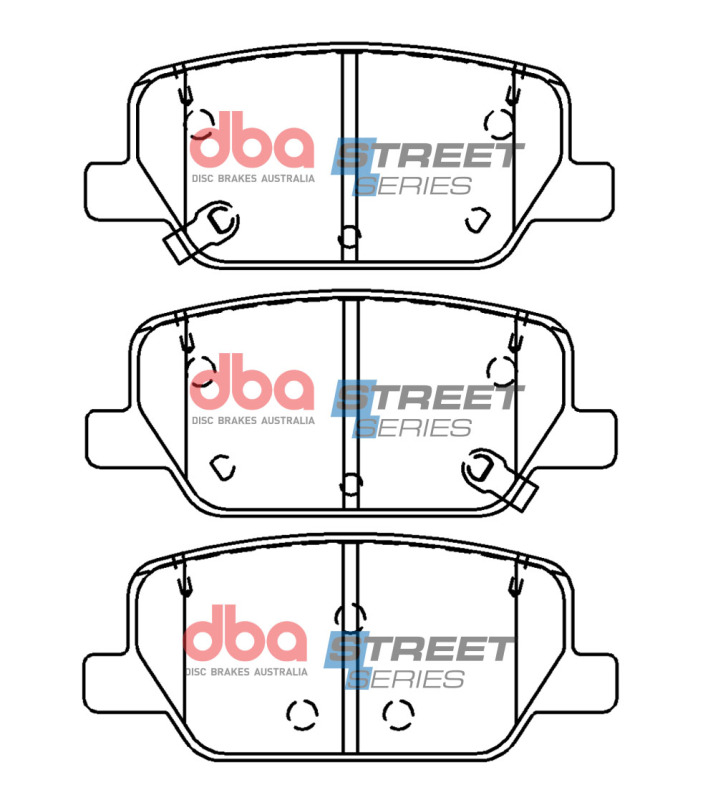 Hyundai Santa Fe Brake Pads - Rear - DBA - Street Series - `18-`27