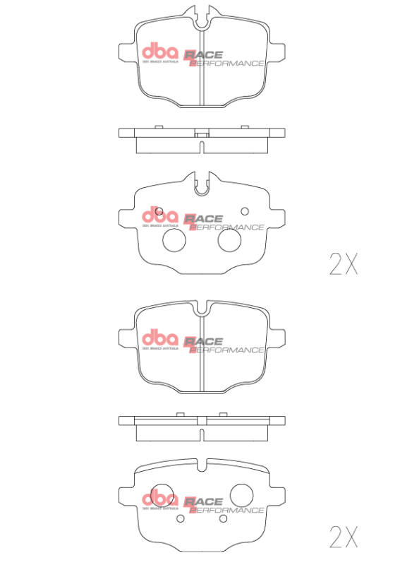 BMW M4 Performance Brake Pads - Rear - DBA - RP Performance - `20-`27