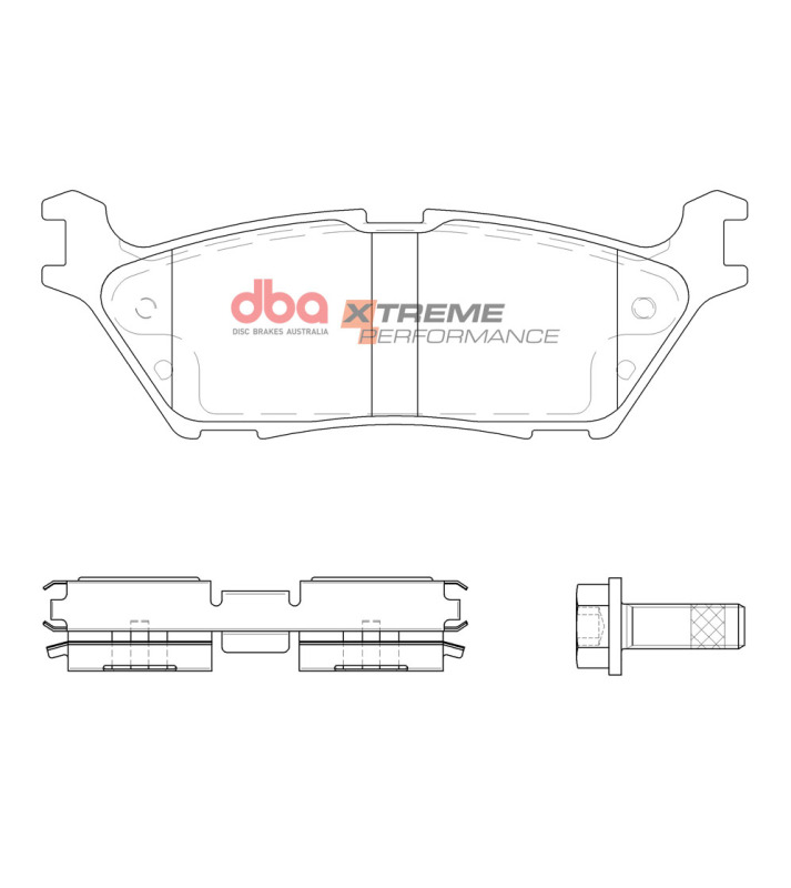 Ford Expedition Brake Pads - Rear - DBA - XP Performance - `18-`20