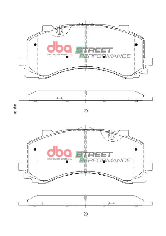 Audi S6 Brake Pads - Front - DBA - Street Performance - `19-`27
