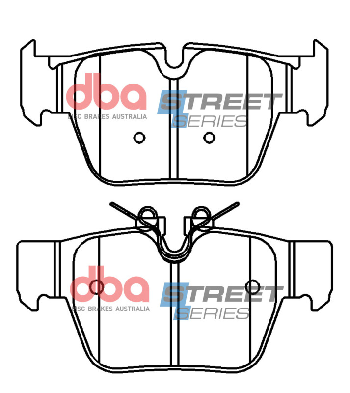 BMW 1 Series Brake Pads - Rear - DBA - Street Series - `20-`27