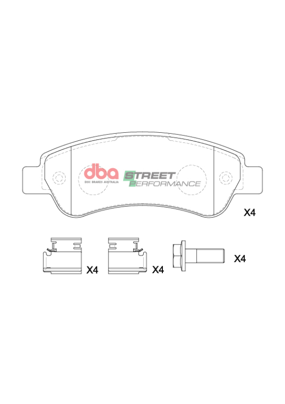 Ram ProMaster 1500 Brake Pads - Rear - DBA - SP Performance - `14-`23