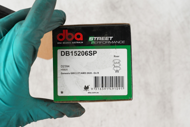 Genesis G80 Brake Pads - Rear - DBA - SP Performance - `21-`22