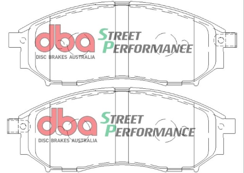 Infiniti Q45 Brake Pads - Front - DBA - Street Performance SP500 - `02-`06