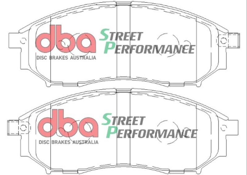 Infiniti Q45 Brake Pads - Front - DBA - Street Performance SP500 - `02-`06